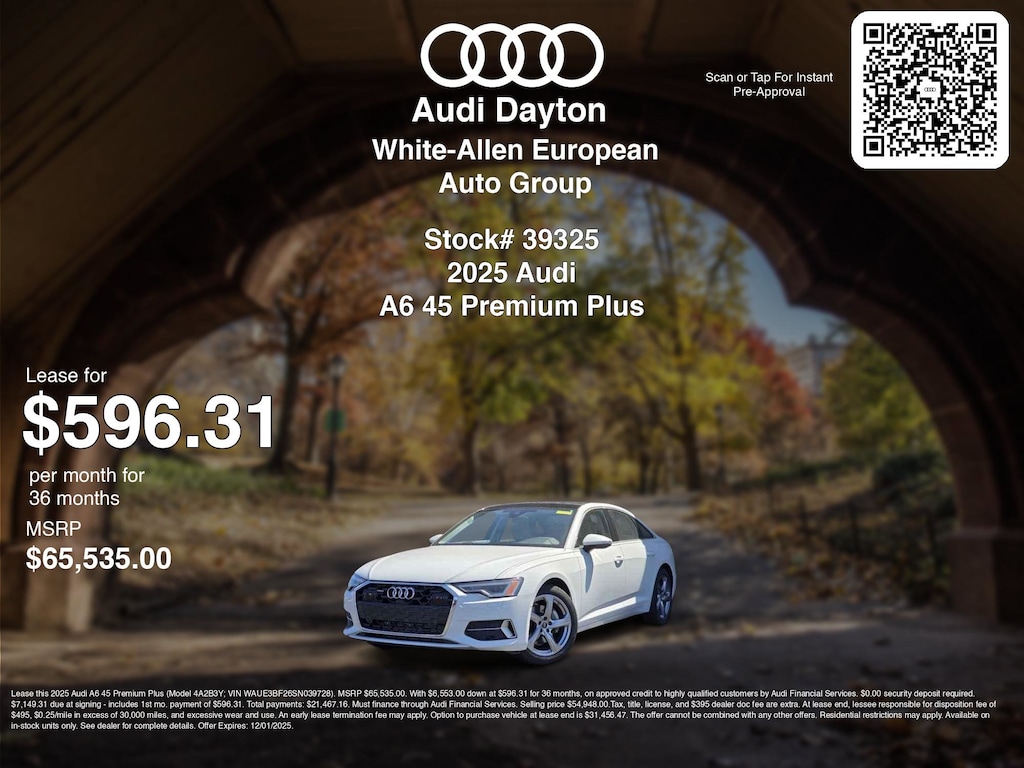New 2025 Audi A6 45 Premium Plus Premium Plus 45 TFSI quattro