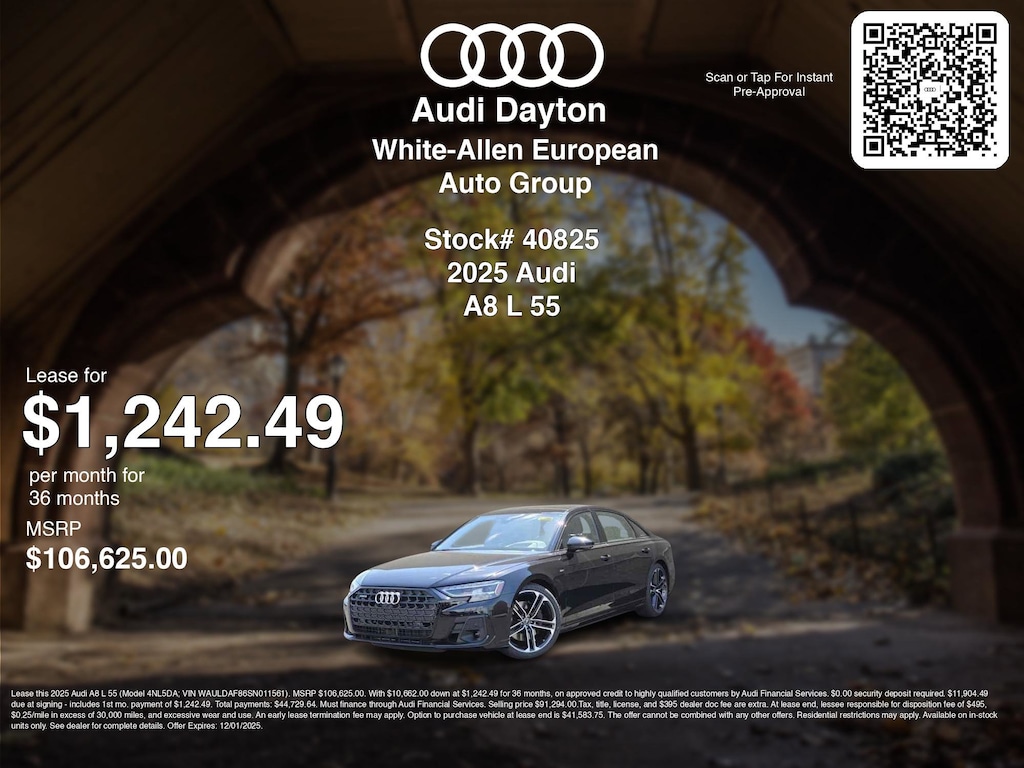 New 2025 Audi A8 L 55 L 55 TFSI quattro