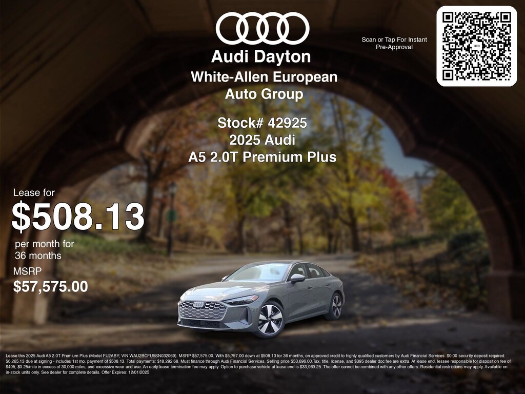 New 2025 Audi All-new A5 2.0T Premium Plus Premium Plus 2.0 TFSI quattro
