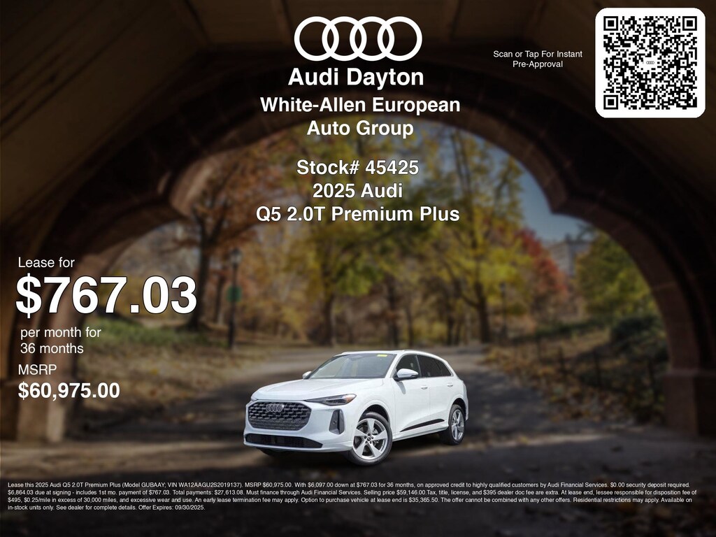 New 2025 Audi All-new Q5 2.0T Premium Plus Premium Plus 2.0 TFSI quattro