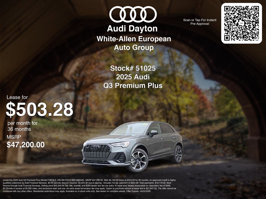New 2025 Audi Q3 45 S line Premium Plus S line Premium Plus 45 TFSI quattro
