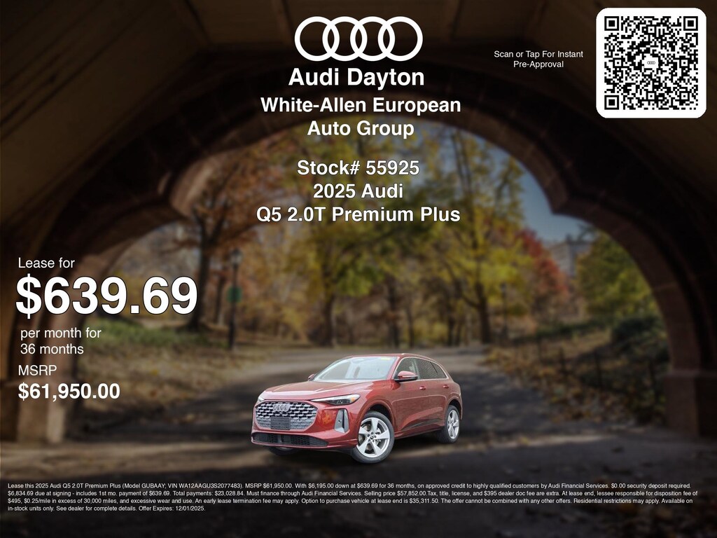 New 2025 Audi All-new Q5 2.0T Premium Plus Premium Plus 2.0 TFSI quattro