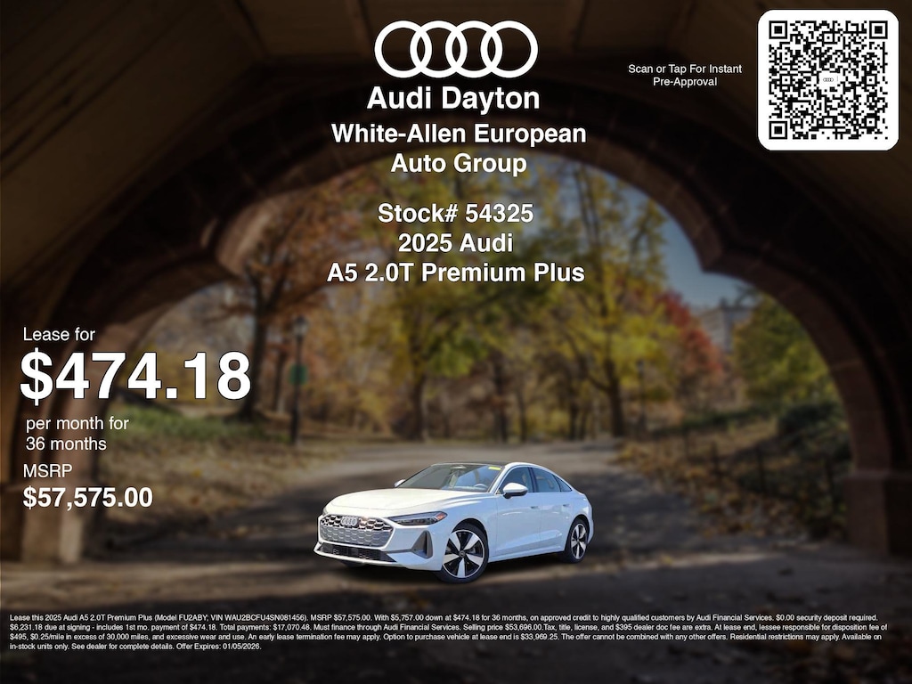 New 2025 Audi All-new A5 2.0T Premium Plus Premium Plus 2.0 TFSI quattro