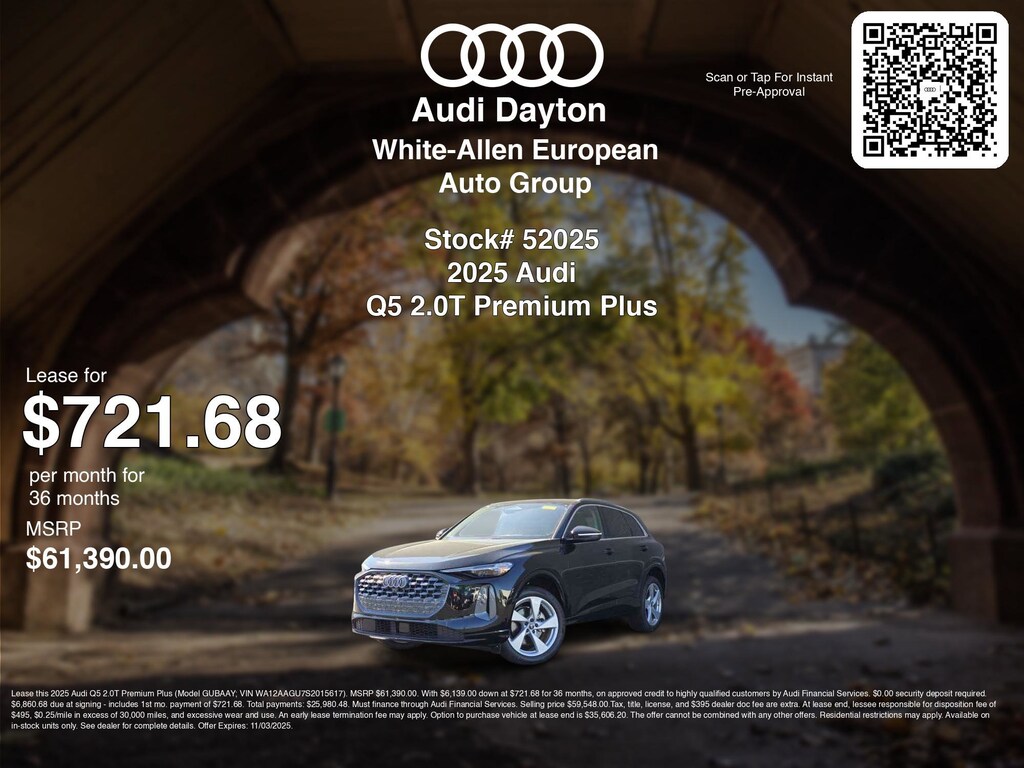 New 2025 Audi All-new Q5 2.0T Premium Plus Premium Plus 2.0 TFSI quattro