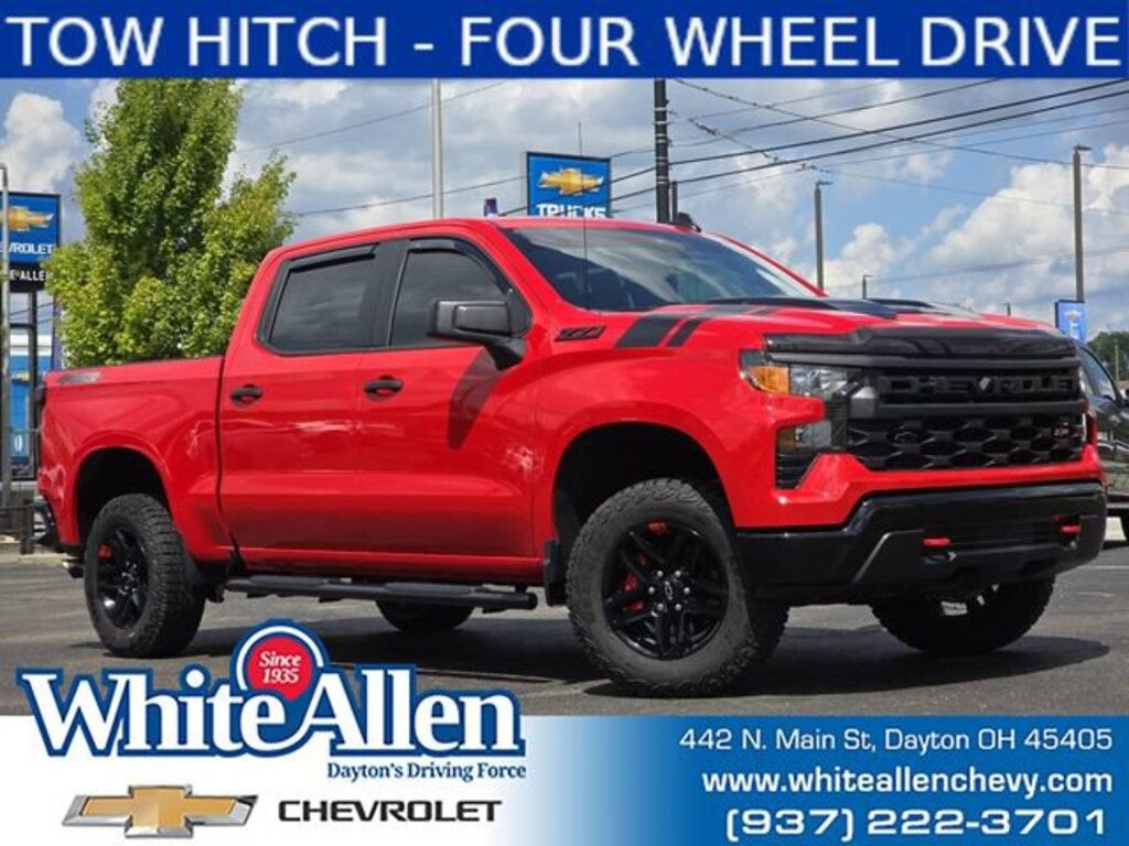 Used 2024 Chevrolet Silverado 1500 Custom Trail Boss Truck Crew Cab