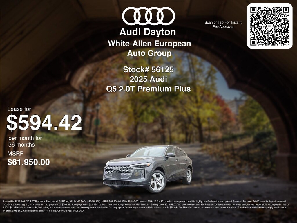 New 2025 Audi Q5 2.0T Premium SUV