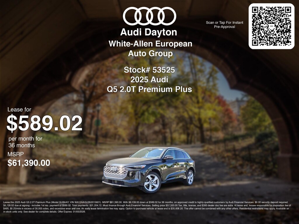 New 2025 Audi Q5 2.0T Premium SUV