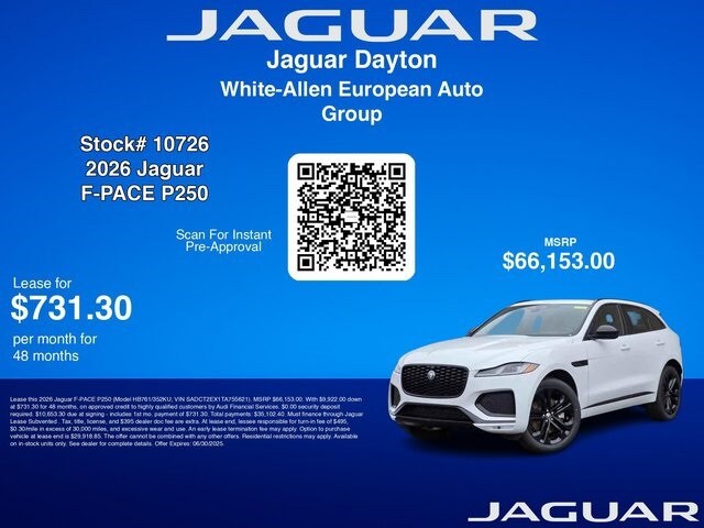 2026 Jaguar F-PACE P250 R-Dynamic S photo 3