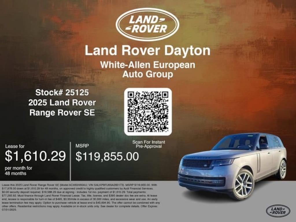 New 2025 Land Rover Range Rover P400 SE SUV