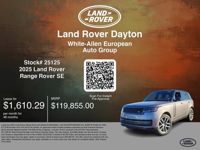 2025 Land Rover Range Rover SE photo 3