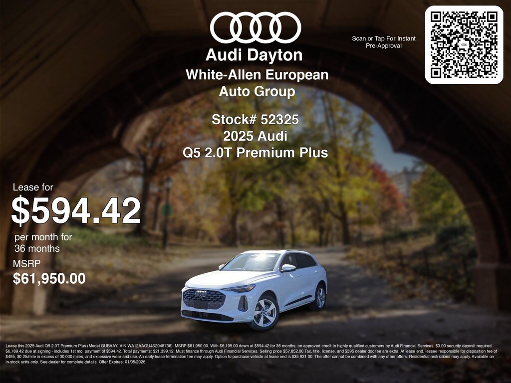 New 2025 Audi Q5 2.0T Premium SUV