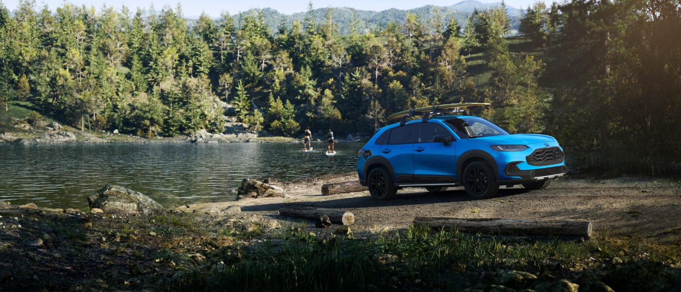 2027Honda-HR-V-ExteriorParkedByWaterInForest