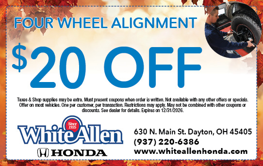 Wheel Alignment | White Allen Honda