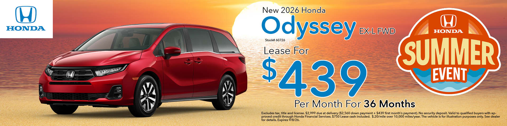 2026 Honda Odyssey| White Allen Honda
