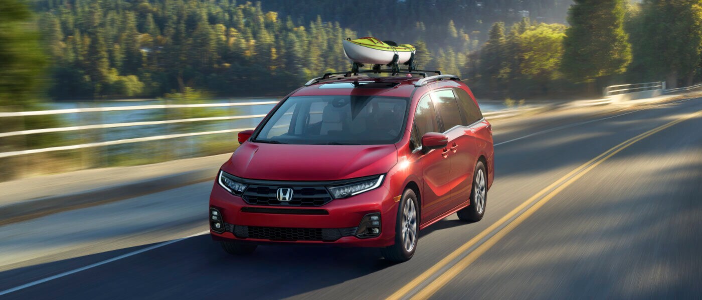 2025 Honda Odyssey Exterior On Forest Turn