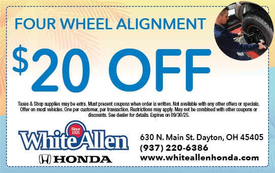 Free Tire Rotation | White Allen Honda