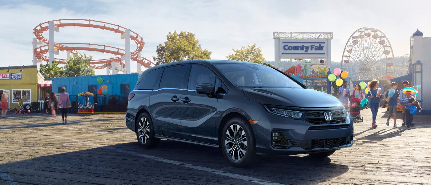 2025 Honda Odyssey parked at county fair