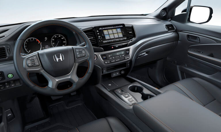 2026Honda-Ridgeline-InteriorFrontSeatsAndDash