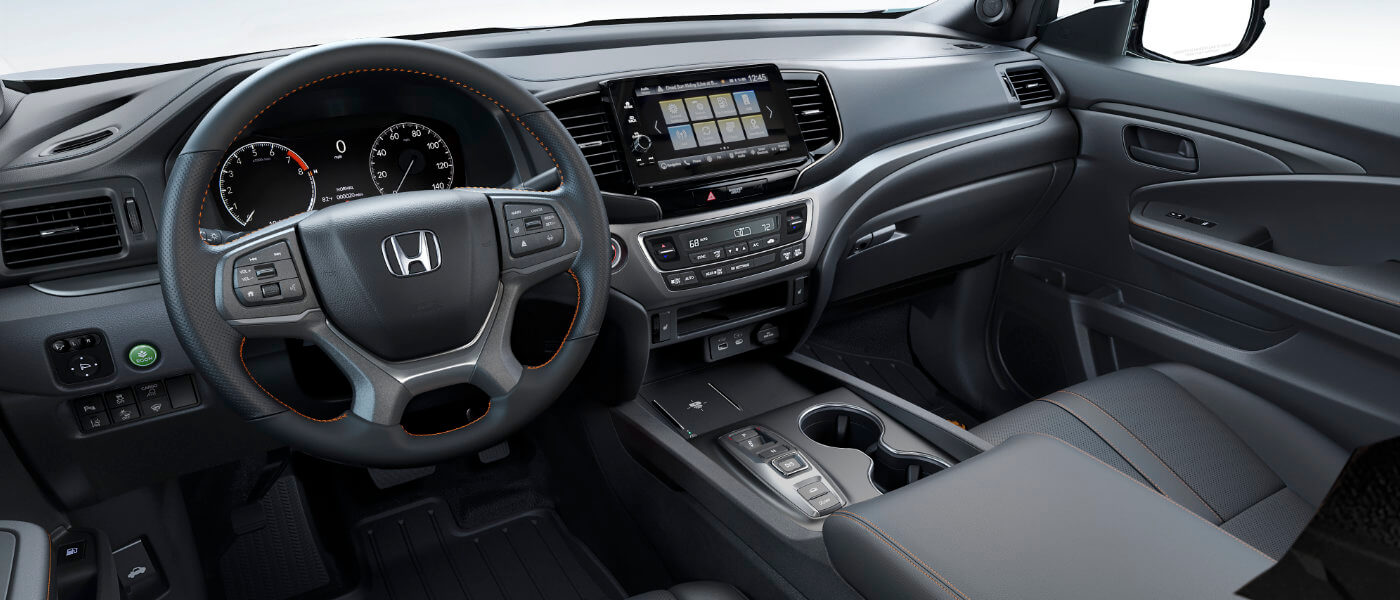 2025 Honda Ridgeline Interior Front Seats And Dash