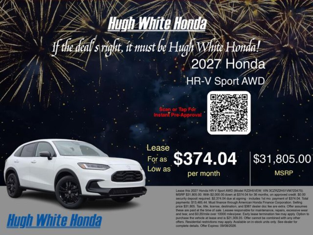 New 2027 Honda HR-V Sport SUV