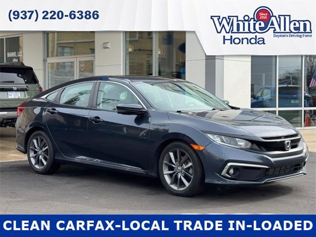 Certified 2020 Honda Civic EX Sedan