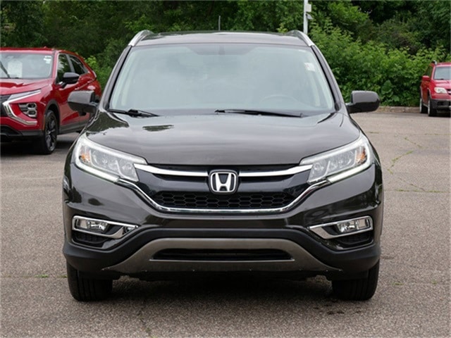 Used 2015 Honda CR-V EX-L with VIN 2HKRM4H70FH671233 for sale in White Bear Lake, Minnesota