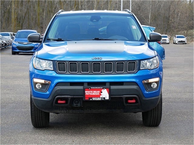 Used 2021 Jeep Compass Trailhawk with VIN 3C4NJDDB0MT586102 for sale in White Bear Lake, Minnesota