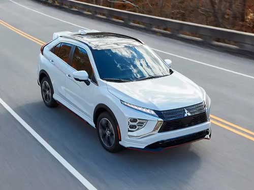2023 Mitsubishi Eclipse Cross driving on a road