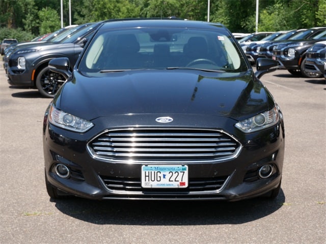 Used 2015 Ford Fusion Titanium with VIN 3FA6P0D95FR286943 for sale in White Bear Lake, Minnesota