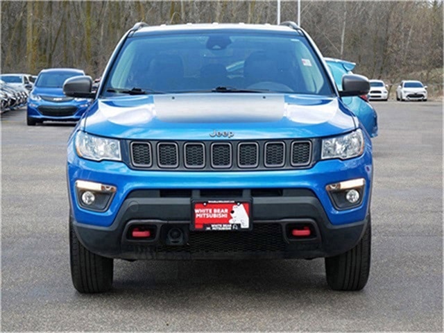Used 2021 Jeep Compass Trailhawk with VIN 3C4NJDDB0MT586102 for sale in White Bear Lake, Minnesota