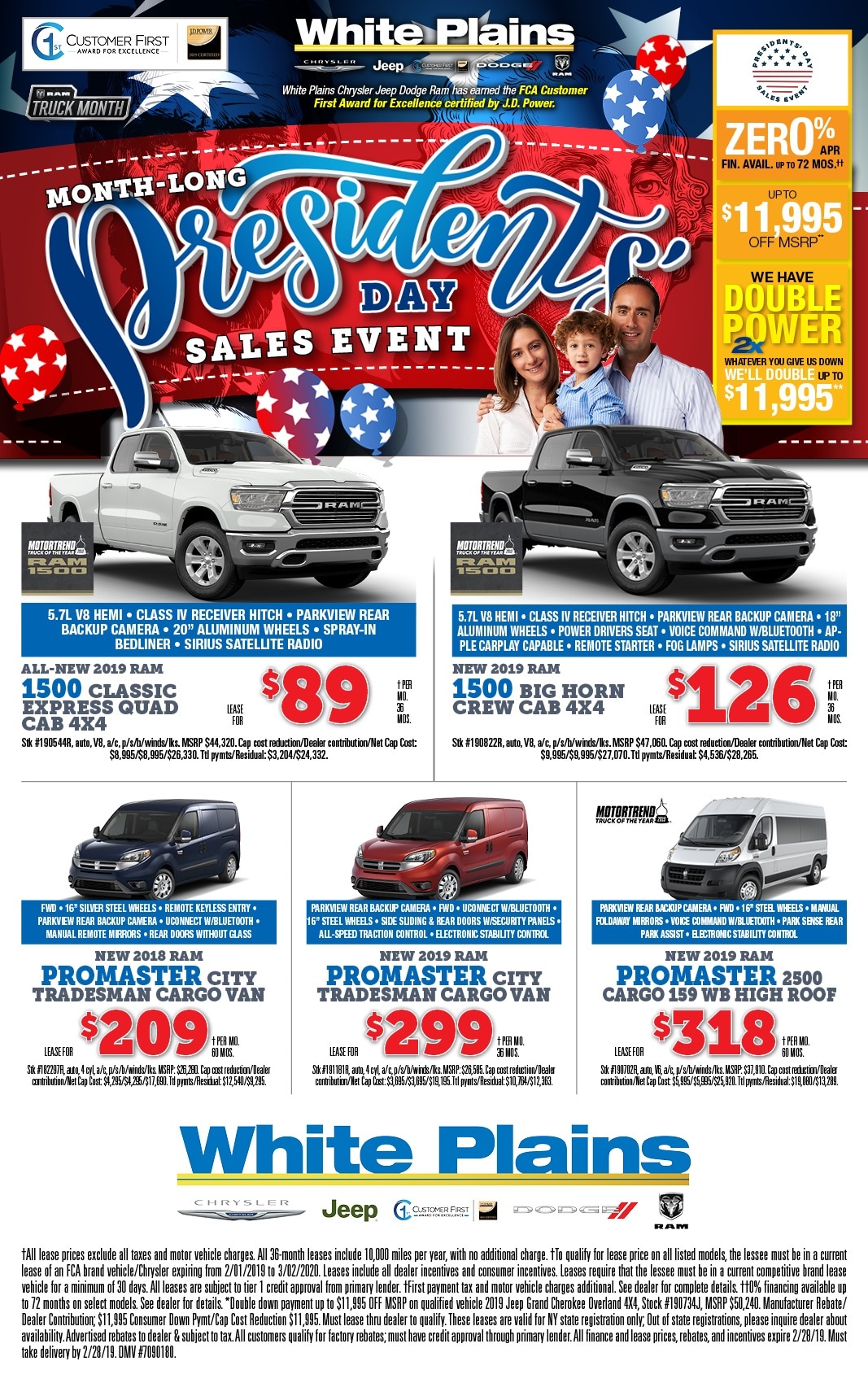 New Ram Specials White Plains Chrysler Dodge Jeep Ram