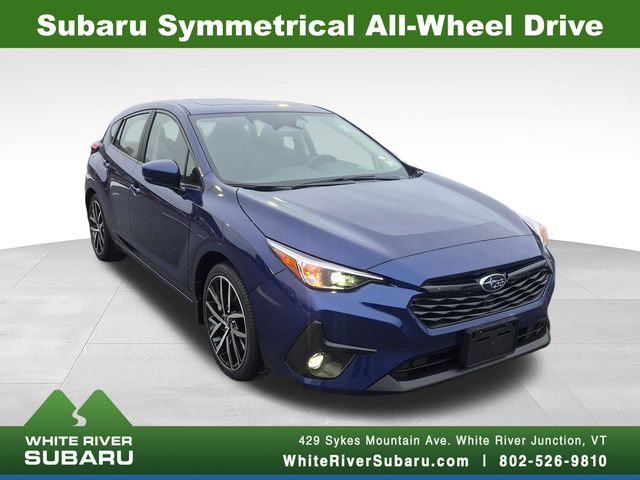 Sapphire Blue Pearl 2026 Subaru Impreza Sport AWD Wagon All-Wheel Drive Continuously Variable Transmission