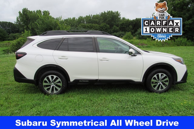 Used 2021 Subaru Outback Premium with VIN 4S4BTACC7M3143703 for sale in White River Junction, VT