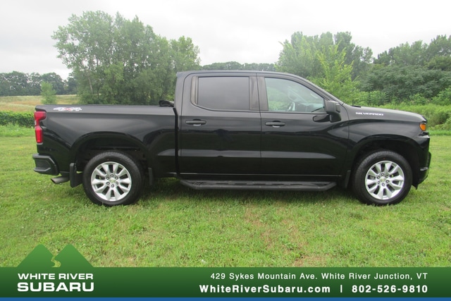 Used 2020 Chevrolet Silverado 1500 Custom with VIN 3GCPYBEH3LG366357 for sale in White River Junction, VT