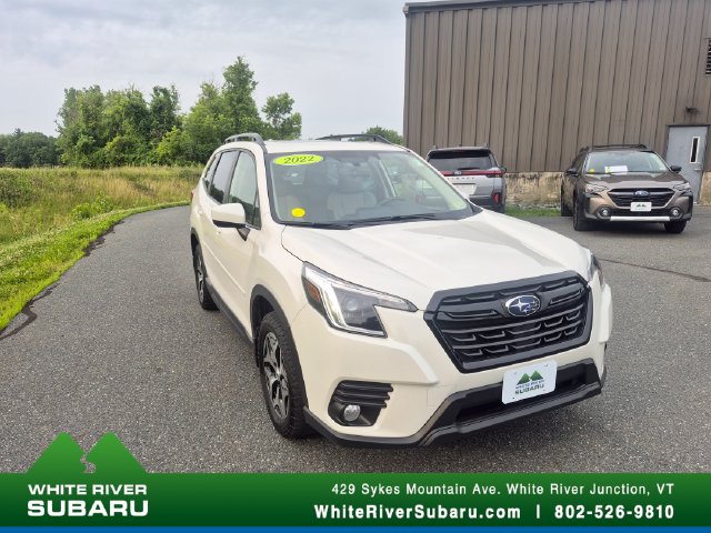 Used 2022 Subaru Forester Premium with VIN JF2SKAEC7NH524526 for sale in Hartford, VT