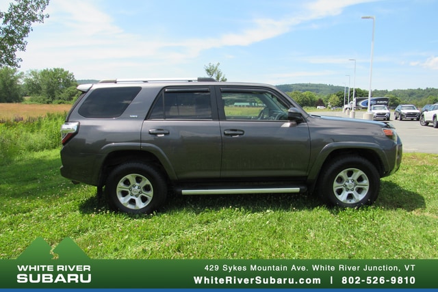 Used 2019 Toyota 4Runner SR5 with VIN JTEBU5JR4K5626899 for sale in White River Junction, VT