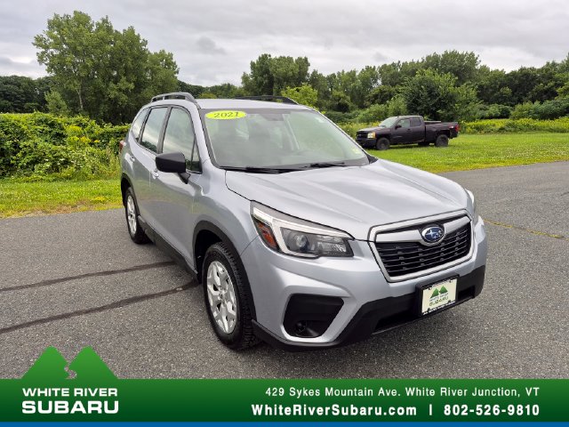 Used 2021 Subaru Forester Base with VIN JF2SKADC9MH489486 for sale in Hartford, VT