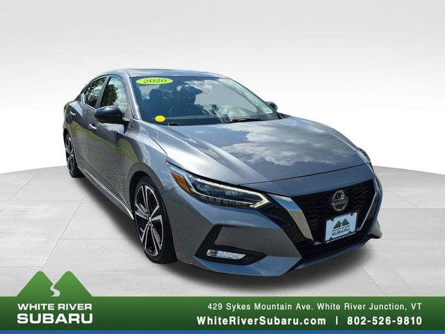 Used 2020 Nissan Sentra SR with VIN 3N1AB8DV6LY308922 for sale in Hartford, VT