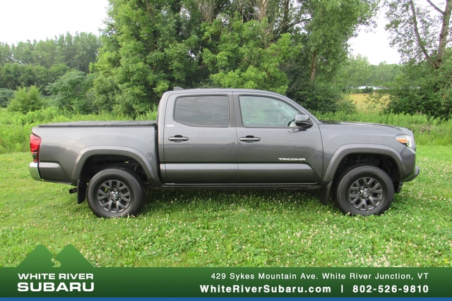 Used 2021 Toyota Tacoma SR5 with VIN 3TMCZ5AN1MM448759 for sale in White River Junction, VT