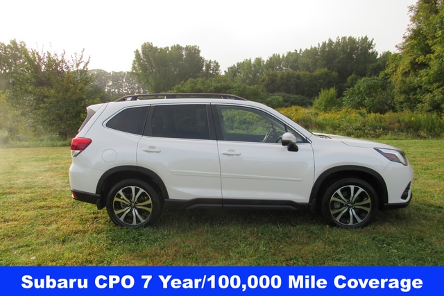 Certified 2023 Subaru Forester Limited with VIN JF2SKANC9PH545879 for sale in White River Junction, VT