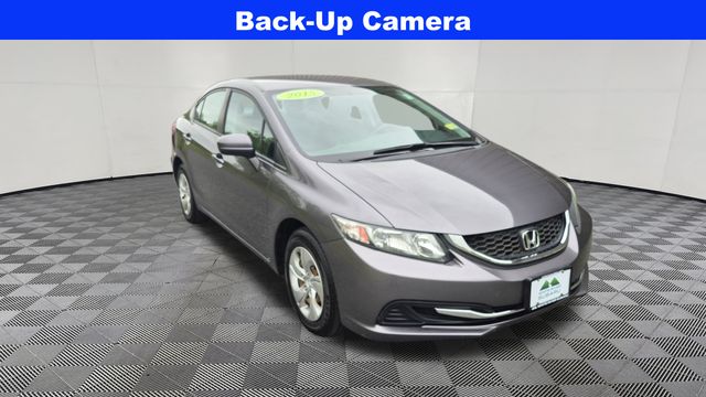 Used 2015 Honda Civic LX with VIN 19XFB2F54FE085914 for sale in White River Junction, VT