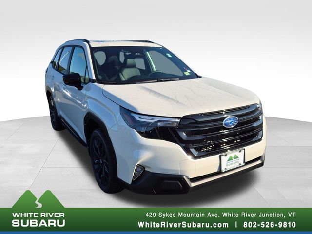 Crystal White Pearl Blackgray 2026 Subaru Forester SUV / Crossover All-Wheel Drive Continuously Variable Transmission