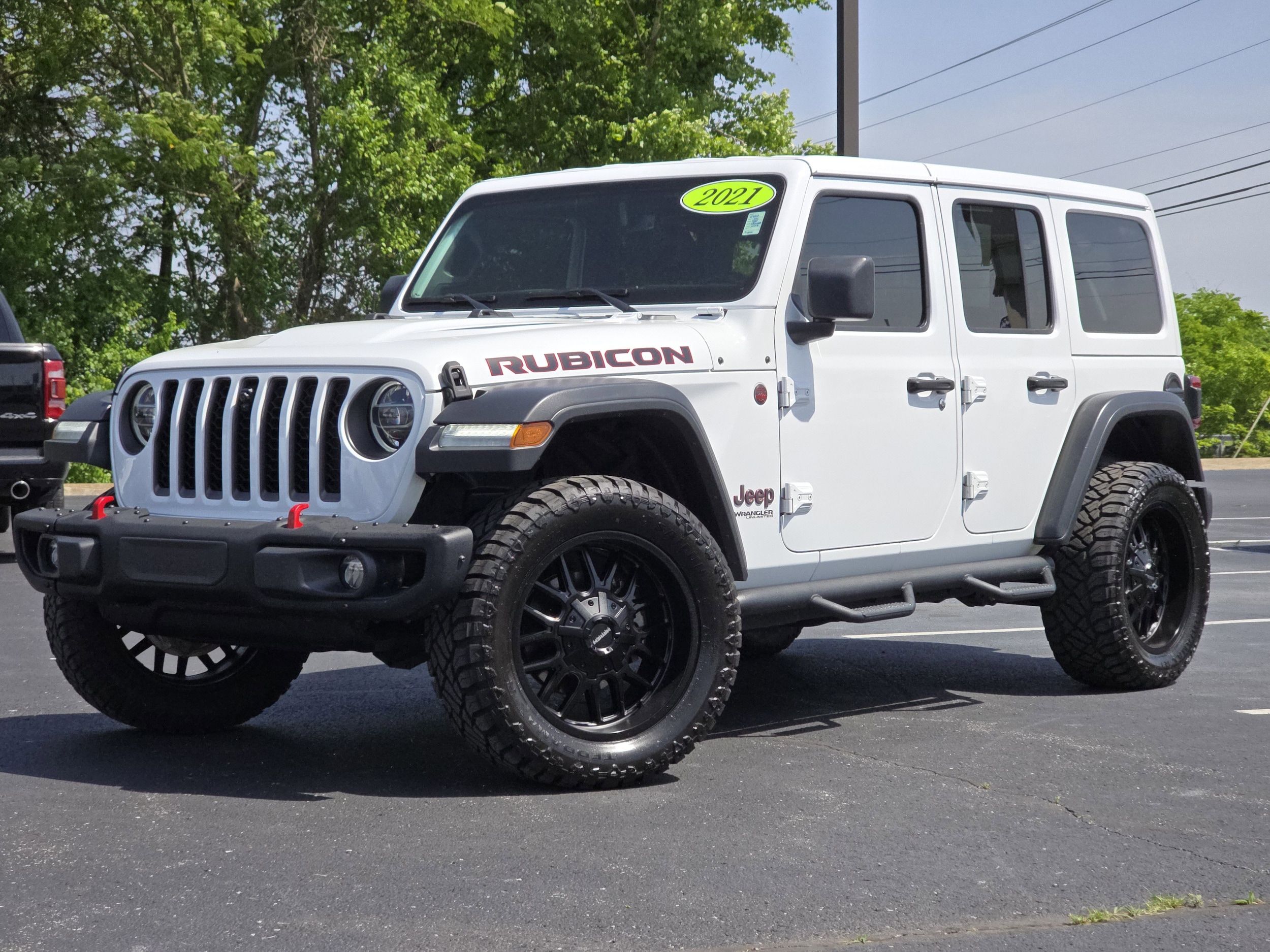 Used 2021 Jeep Wrangler Unlimited Rubicon with VIN 1C4HJXFG4MW529872 for sale in Sylvania, OH