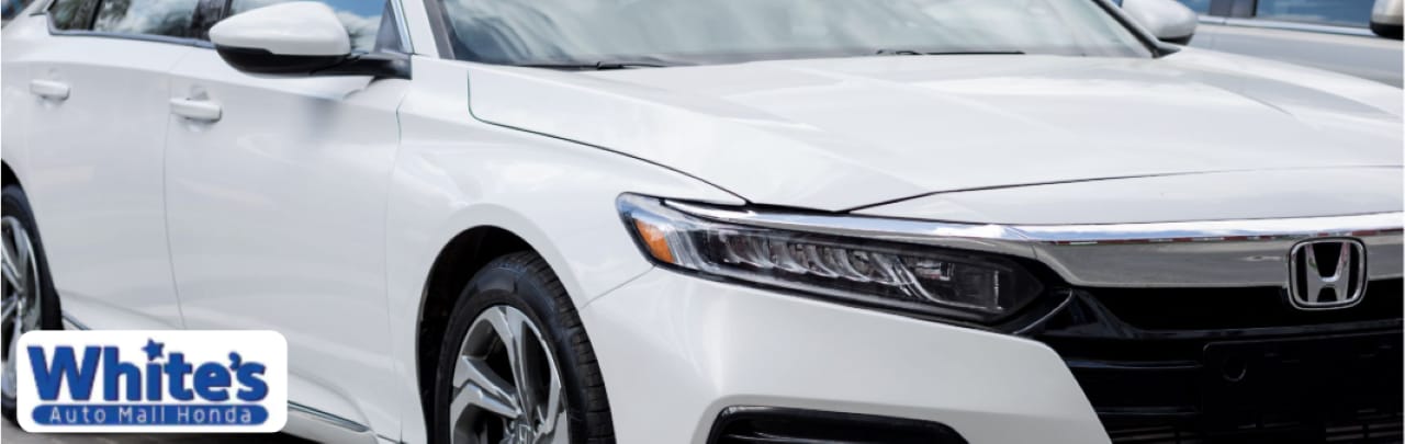 Certified Pre-Owned Cars Peace of Mind Guaranteed.png Lineup of certified pre-owned Honda vehicles at White's Auto Mall Honda near Clarksville, TN.