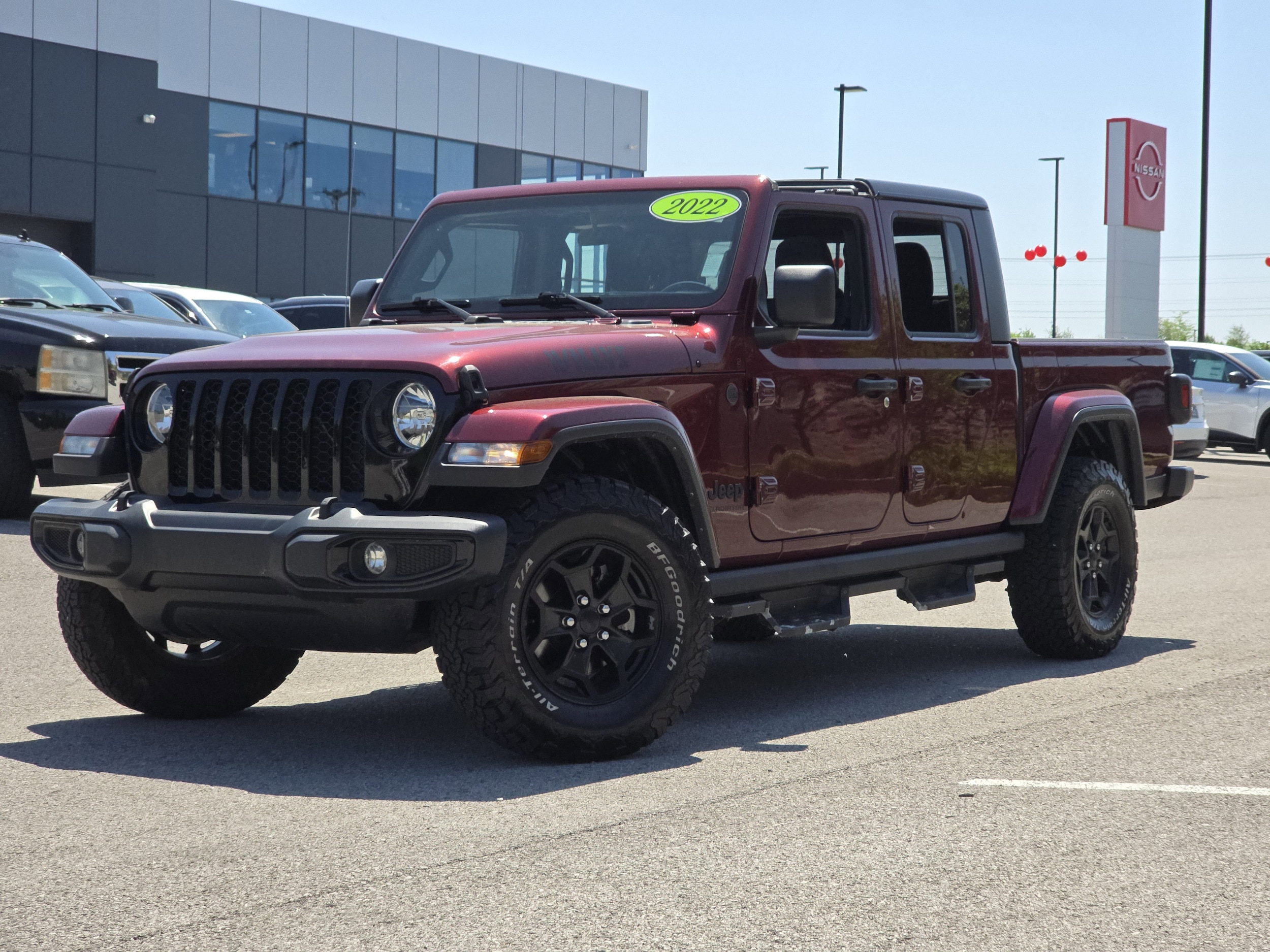 Used 2022 Jeep Gladiator WILLYS with VIN 1C6HJTAG4NL107997 for sale in Hopkinsville, KY