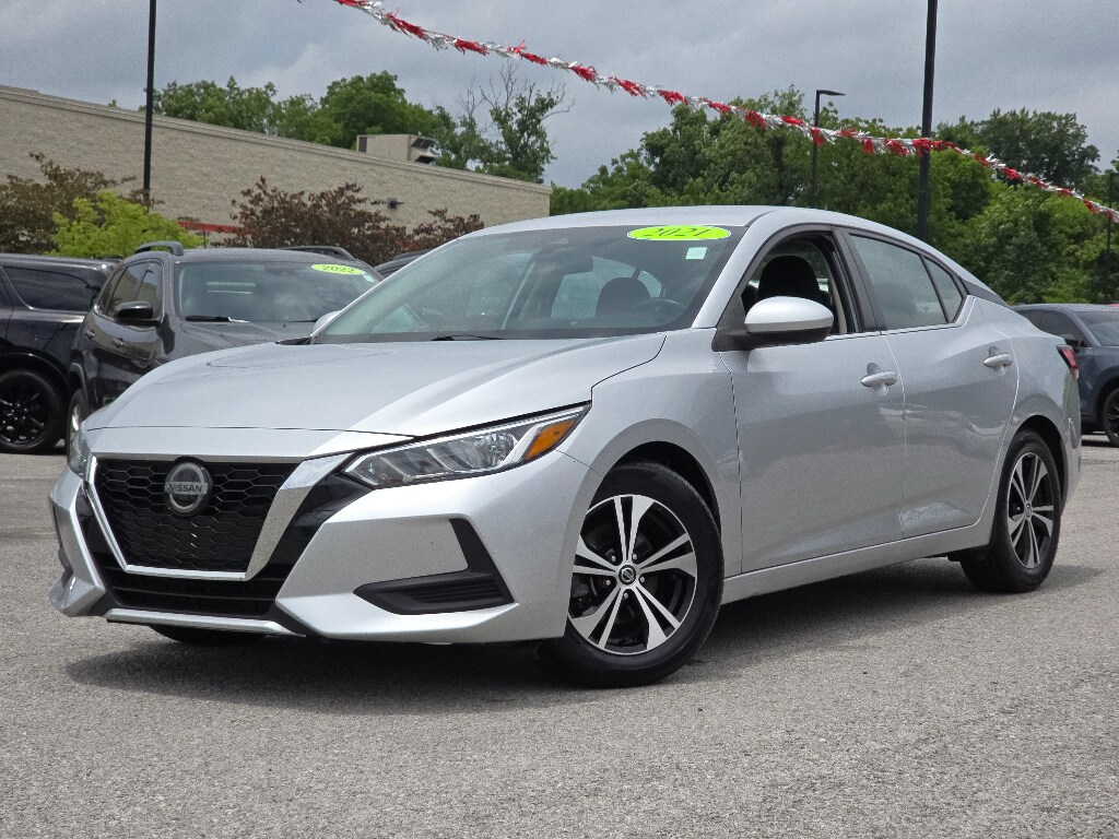 Used 2021 Nissan Sentra SV with VIN 3N1AB8CV2MY249726 for sale in Hopkinsville, KY