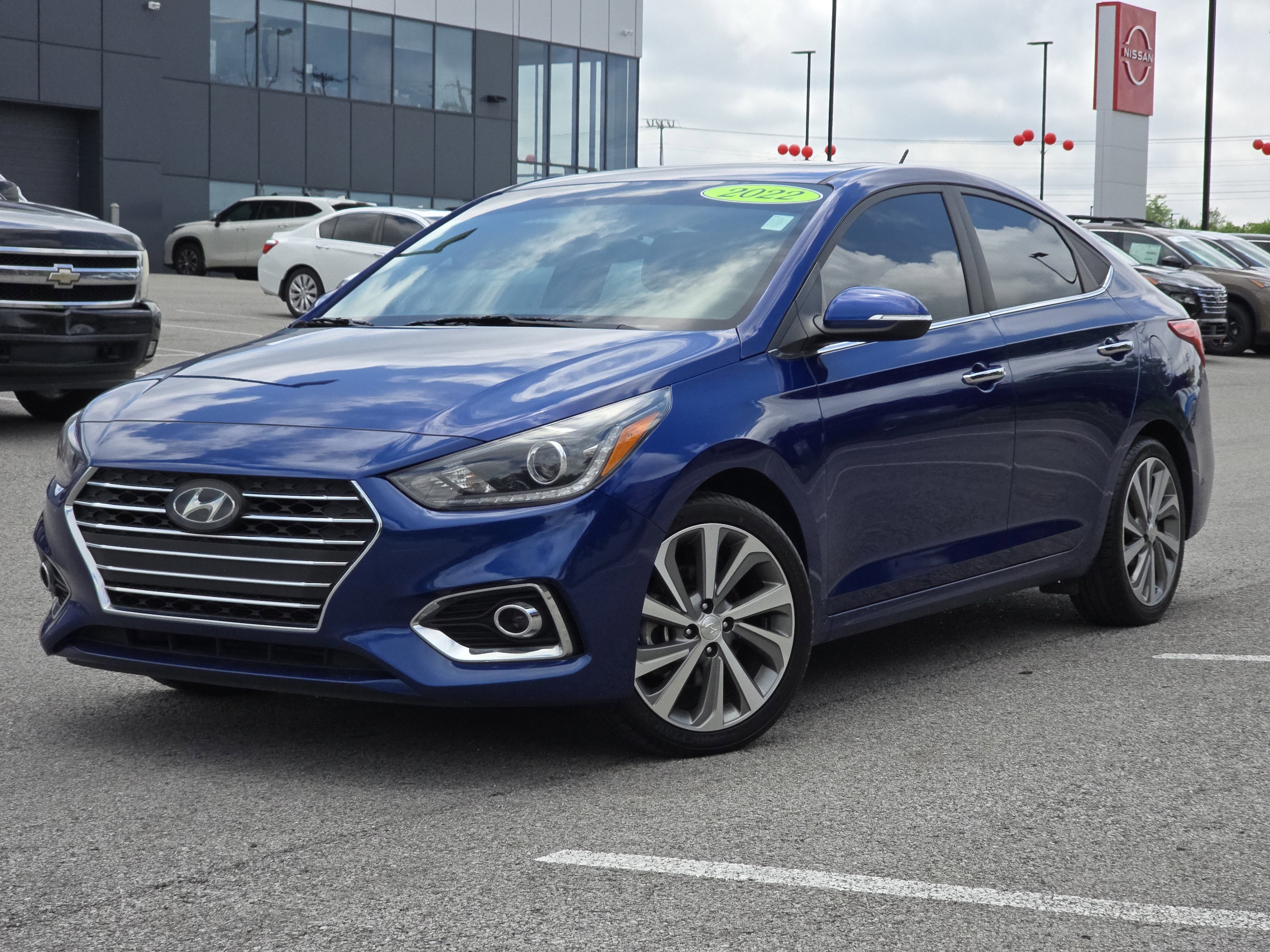 Used 2022 Hyundai Accent Limited with VIN 3KPC34A60NE188970 for sale in Hopkinsville, KY