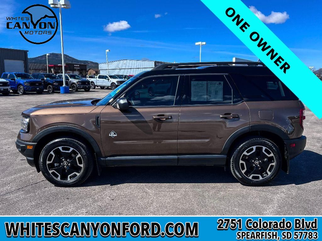 Used 2022 Ford Bronco Sport Outer Banks with VIN 3FMCR9C61NRD56628 for sale in Sylvania, OH