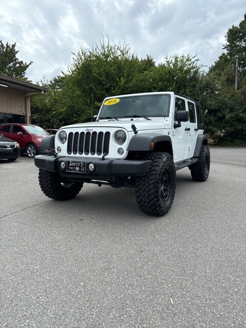 Used 2016 Jeep Wrangler Unlimited Sport S with VIN 1C4BJWDG9GL324072 for sale in Roanoke Rapids, NC