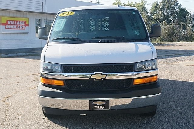 Used 2021 Chevrolet Express Cargo Work Van with VIN 1GCWGAF7XM1217071 for sale in Roanoke Rapids, NC